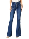 RAMY BROOK CINDY BUTTON-FLY FLARE JEANS,400012960482