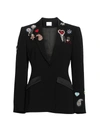 CINQ À SEPT LOVE CHEYENNE EMBROIDERED BLAZER,400012963571