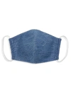 RE/DONE WOMEN'S UPCYCLED DENIM FACE MASK,400012926828