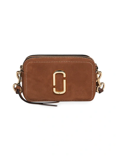 The Marc Jacobs Women's The Softshot Suede Camera Bag In Brown