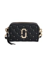 THE MARC JACOBS WOMEN'S THE SOFTSHOT EMBELLISHED QUILTED LEATHER CAMERA BAG,0400012901528
