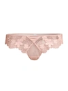 FLEUR DU MAL METALLIC FOIL THONG,400011860524