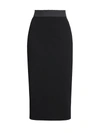 Dolce & Gabbana Stretch Pencil Skirt In Black