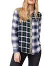 RAILS BRANDO MIXED PLAID BLOUSE,400013009527