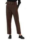 BRUNELLO CUCINELLI BELTED STRAIGHT-LEG TROUSERS,400012987367