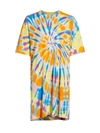 RAQUEL ALLEGRA WOMEN'S TIE-DYE T-SHIRT DRESS,0400012732678