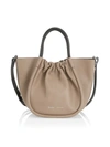 Proenza Schouler Small Ruched Leather Tote In Light Taupe
