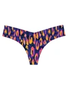 Commando Women's Flame Leopard Thong In Flame Leopard