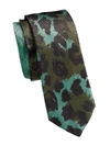 DRIES VAN NOTEN MEN'S JACQUARD LEOPARD-PRINT SILK TIE,0400012844202