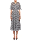 EMPORIO ARMANI CHEVRON CREPE DRESS,400013029579