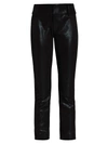 ALICE AND OLIVIA WOMEN'S STACEY VEGAN LEATHER SLIM CROPPED trousers,400013055291