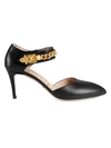 GUCCI WOMEN'S SYLVIE CHAIN PUMPS,0400012690133