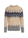 BRUNELLO CUCINELLI MEN'S FAIR ISLE ALPACA-BLEND SWEATER,0400012627379