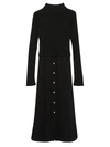 THEORY WOMEN'S LONG-SLEEVE COMBO jumper DRESS,0400013057953