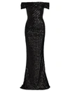 DOLCE & GABBANA SEQUIN OFF-THE-SHOULDER GOWN,400012876787
