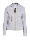 MOSCHINO OVERSIZED KNIT DRAWSTRING ZIP HOODIE,400012886211