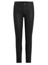 Joe's Jeans The Charlie High-rise Coated Ankle Skinny Jeans In Beloved