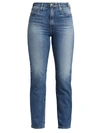 AG ALEXXIS HIGH-RISE STRAIGHT JEANS,400013100833