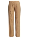 MAX MARA WOMEN'S PESCIA CAMEL WOOL trousers,400012823119