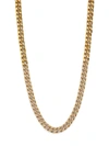 ADRIANA ORSINI WOMEN'S 18K GOLDPLATED SILVER & CUBIC ZIRCONIA CURB-LINK COLLAR NECKLACE,400013019474