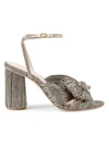 Loeffler Randall Camellia Knotted Ankle-strap Sandals In Gold