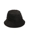 Lack Of Color Women's Wave Terry Cloth Bucket Hat In Black