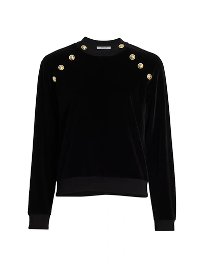 DEREK LAM 10 CROSBY LUCIE BUTTON SWEATSHIRT 0400013132845