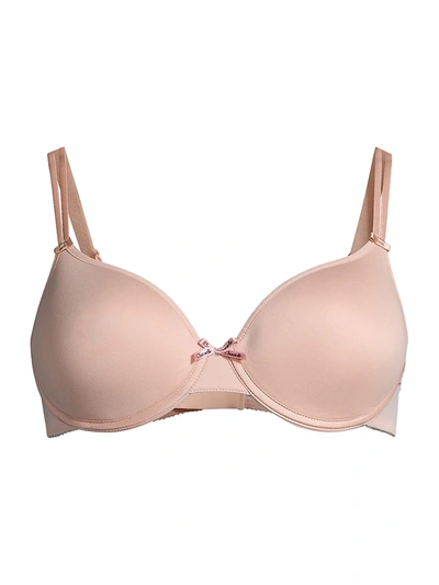 Chantelle Basic Invisible Memory Foam T-shirt Bra In Rose