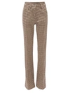 JW ANDERSON WOMEN'S BOOTCUT PLAID TROUSERS,0400013013635