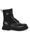 PRADA MEN'S MILLERIGHE COMBAT BOOTS,400013076711