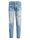 MOUSSY VINTAGE BOWIE MID-RISE TAPERED JEANS,400013071271