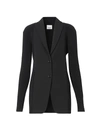 BURBERRY RIBBED PANEL WOOL BLAZER JACKET,400012915253