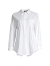 EMPORIO ARMANI VENTED STRETCH POPLIN SHIRT,400013029648