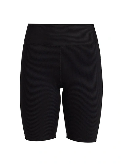 Years Of Ours Ribbed Biker Shorts In Black