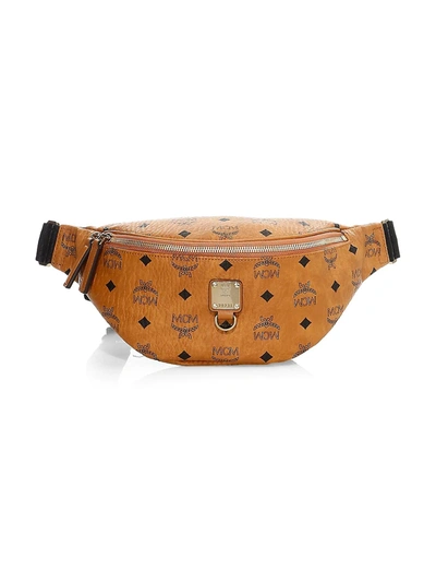 Mcm Small Visetos Belt Bag In Marrón