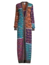 M MISSONI PATCHWORK MOHAIR-BLEND DUSTER CARDIGAN,400013036031