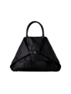 Akris Small Ai Braided Leather Tote In Black