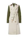 BURBERRY ROTHES 2-PIECE QUILTED WARMER & SLEEVELESS TRENCH COAT,400012917782