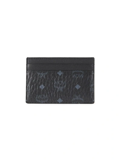 Mcm Visetos Original Card Case In Black