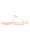 TORY BURCH MINI MILLER JELLY THONG SANDALS,400012294334