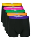 PAUL SMITH MEN'S 5-PACK STRETCH COTTON BOXER BRIEFS,400012592113