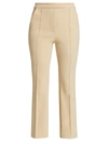 Chiara Boni La Petite Robe Nuccia High-rise Stretch Crop Trouser Jeans In Desert