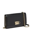 FERRAGAMO MINI STUDIO LEATHER CROSSBODY BAG,400012938635