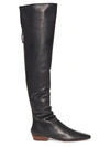 THE ROW SLOUCH OVER-THE-KNEE LEATHER BOOTS,400013254929