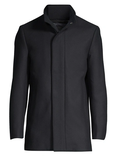 Theory Men's Clarence Wool-cashmere Coat In Eclipse