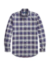 Polo Ralph Lauren Plaid Oxford Shirt In Blue