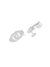 DINH VAN WOMEN'S MENOTTES 18K WHITE GOLD & DIAMOND EARRING,400013147009