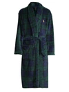 POLO RALPH LAUREN MEN'S PLAID SHAWL COLLAR ROBE,400013150018