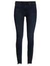 FRAME LE HIGH RAW EDGE SKINNY JEANS,400013201091