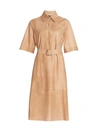 AKRIS BELTED SHIRTDRESS,400012891547